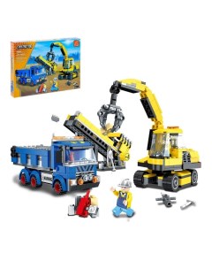 Конструктор «Строительная бригада», 494 детали Keyixing