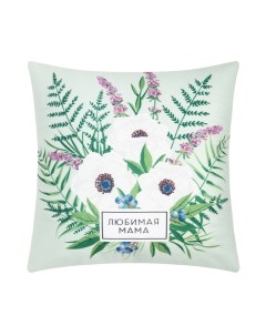Подушка декоративная «. Любимая мама», 40×40 см, велюр Этель
