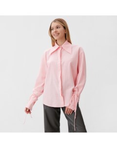 Рубашка женская : Casual Collection, размер 48, розовый Minaku