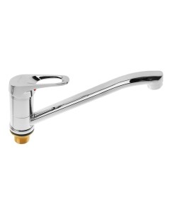 Смеситель для кухни Accoona A4150, однорычажный, с гайкой, латунь, хром