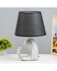 Настольная лампа «Пьет» E14 40 Вт серый 23×23×34 см Risalux