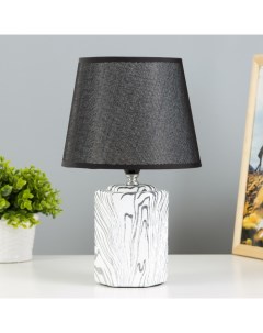 Настольная лампа «Харз» E14 40 Вт белый-черный 20×20×32 см Risalux