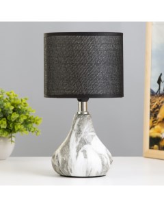 Настольная лампа «Канон» 1хE14 темно-серый 15×15×28 см Risalux