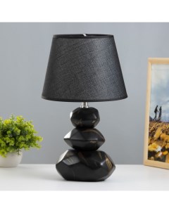 Настольная лампа «Андри», E14, 40 Вт, черный-золото, 23×23×39 см Risalux