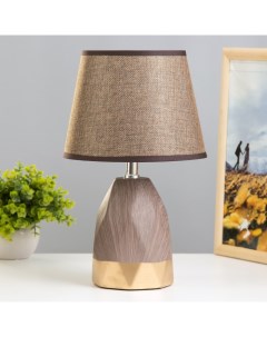 Настольная лампа «Адели» E14 40 Вт коричневый 21×21×34 см Risalux