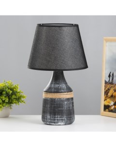 Настольная лампа «Вейез» 1хE14 черный 22×22×37 см Risalux