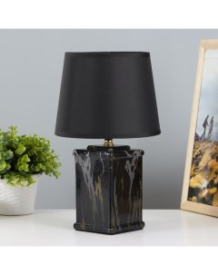 Настольная лампа «Лианн» Е14 40 Вт черный 18.8×17.8×30.5 см Risalux