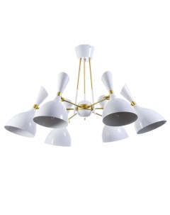 Люстра «Бастони», 6хЕ14, 40 Вт, бело-золотой, 70×70×54 см Bayerlux