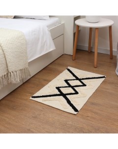 Ковер «» Tufting zigzag, 50×80±3 см, 1500 г/м², хлопок 70% Этель