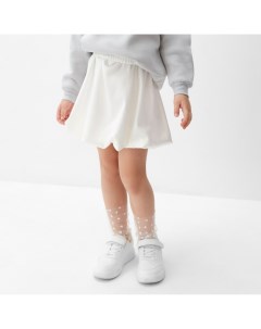 Юбка-баллон для девочки, размер 36 (134-140 см), молочная Kaftan