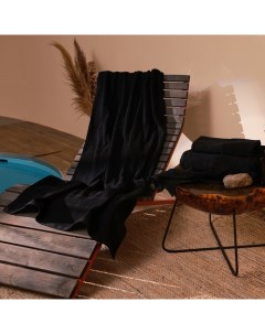 Полотенце махровое SL HOME: Waffle «Дарк Маре» 50×90 см, хлопок 100%, чёрное Sima-land home