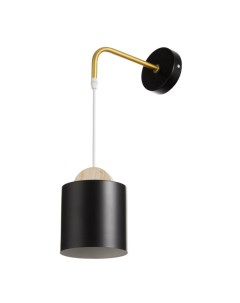 Бра «Кристер» Е27 40 Вт черный 13×18×43 см Bayerlux