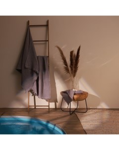 Полотенце вафельное SL HOME: Boho «Софт Мист», 50×90 см, хлопок 100%, серое Sima-land home