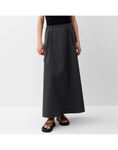 Юбка миди с накладным карманом женская : Safari, графит, размер 48 Minaku