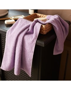 Полотенце махровое «», 50×90 см, хлопок 100%, лиловое Экономь и я