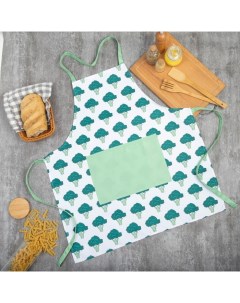 Фартук «. Брокколи» 70×72 см, 100% п/э Этель