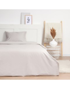 Постельное бельё 1.5-спальное Silver garden, сатин Lovelife