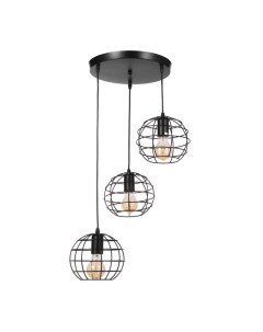 Светильник «Шар» 3хЕ27 40 Вт 30×30×15-135 см Bayerlux