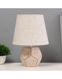 Настольная лампа «Кира» Е14 40 Вт бежевый 20×20×29 см Risalux