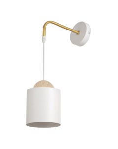 Бра «Кристер» Е27 40 Вт белый 13×18×43 см Bayerlux