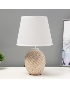 Настольная лампа «Сабина» Е14 40 Вт бежевый 20×20×33 см Risalux