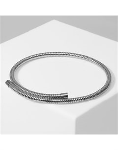 Колье «Рельеф» тонкое, цвет серебро, d=13.5 см Qf