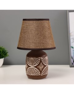 Настольная лампа «Маргарет» Е14 40 Вт коричневый 17×17×27 см Risalux