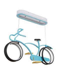 Люстра «Вело» LED 65 Вт 4000К голубой 67×25×37 см Bayerlux