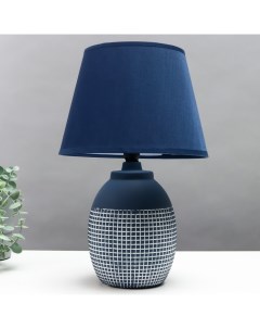 Настольная лампа 16772/1BL E14 40 Вт синий 13.5×13.5×39 см Risalux