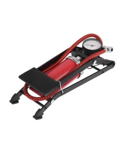 Насос ножной с манометром, 1 цилиндр, усиленный Torso