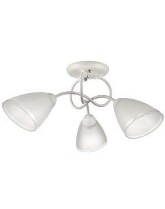 Люстра 1086/3WT 40Вт Е27 белый 54х54х22 см Bayerlux