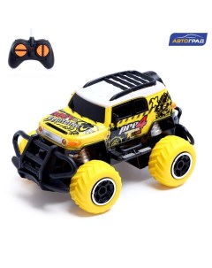 Джип радиоуправляемый «Граффити», работает от батареек, цвет жёлтый Автоград