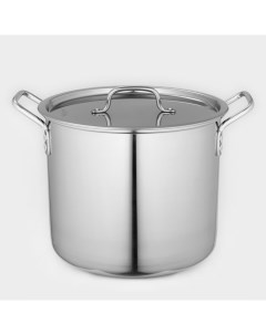 Кастрюля «Общепит», 15 л, d=30 см, h=23 см, нержавеющая сталь Катунь