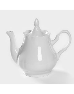 Чайник заварочный Добрушский завод «Романс», 1.75 л, фарфор, белый Добрушский фарфоровый завод