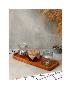 Подставка для столовых приборов и специй «Делия», 28×11×2 см, дерево дуб Adelica
