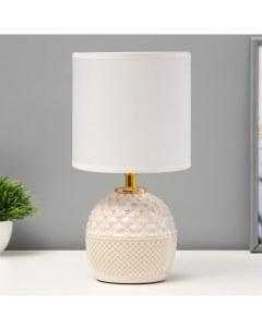 Настольная лампа «Аурелия» Е14 40 Вт белый 15×15×29 см Risalux