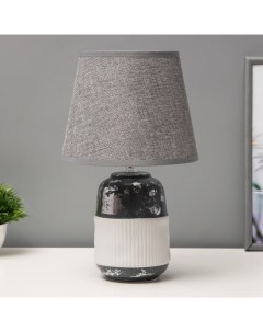 Настольная лампа «Арнелла» Е27 40 Вт серо-белый 20×20×32 см Risalux