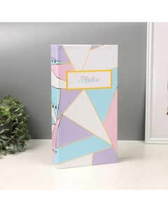 Фотоальбом на 300 фото 10×15 см «Геометрия», золото 33.5×17.5×5 см Keep memories