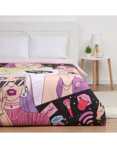 Пододеяльник 1.5-спальный «» Beautiful girl, 143×215 см, бязь Этель