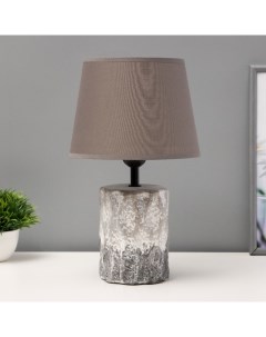 Настольная лампа «Аманда», Е27, 40 Вт, серый, 20×20×33 см Risalux