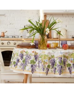 Скатерть «» Provence, d=150 ±3 см, 100% хлопок, саржа 190 г/м² Этель