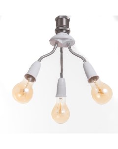 Светильник «Синди трио» Е27/(3хЕ27) 15 Вт белый 8×8×22 см Bayerlux