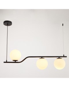 Светильник «Пузырь матовый» 3хE14 40 Вт черный 80×15×120 см Bayerlux