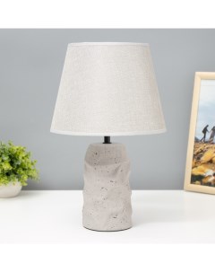 Настольная лампа «Глинка» Е14 40 Вт серый 25×25×38.5 см Risalux