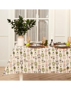Скатерть «» Kitchenware 149×180 см, 100% хлопок, саржа 190 г/м² Этель