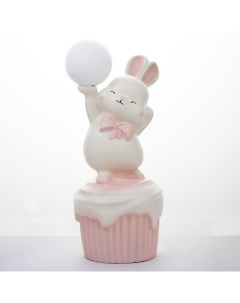 Торшер «Зайка» LED USB розовый 30×30×69 см Bayerlux