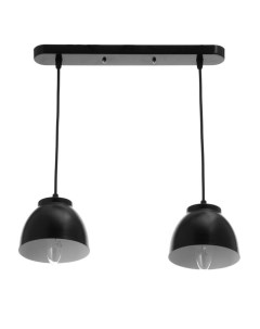 Светильник подвесной «3111/2», 2×40 Вт Е27, черный, d=13.5 см, h=10.5 см Bayerlux