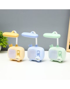 Настольная лампа «Зайка» LED 3 Вт USB АКБ МИКС 6×9.5×22.5 см Risalux