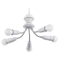 Светильник «Синди пента» Е27/(5хЕ27) 15 Вт белый 8×8×22 см Bayerlux