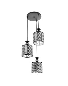 Светильник «Алсер» 3хЕ27 40 Вт чёрный Bayerlux